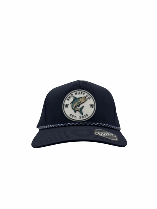 Sho Nuff Co. The Tarpon Navy Laser Cut Hat